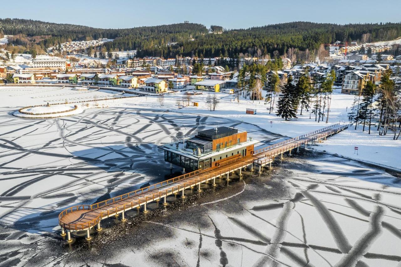 Residence Koubek - Apartmán A121 s infrasaunou Molo Lipno Lipno nad Vltavou Esterno foto
