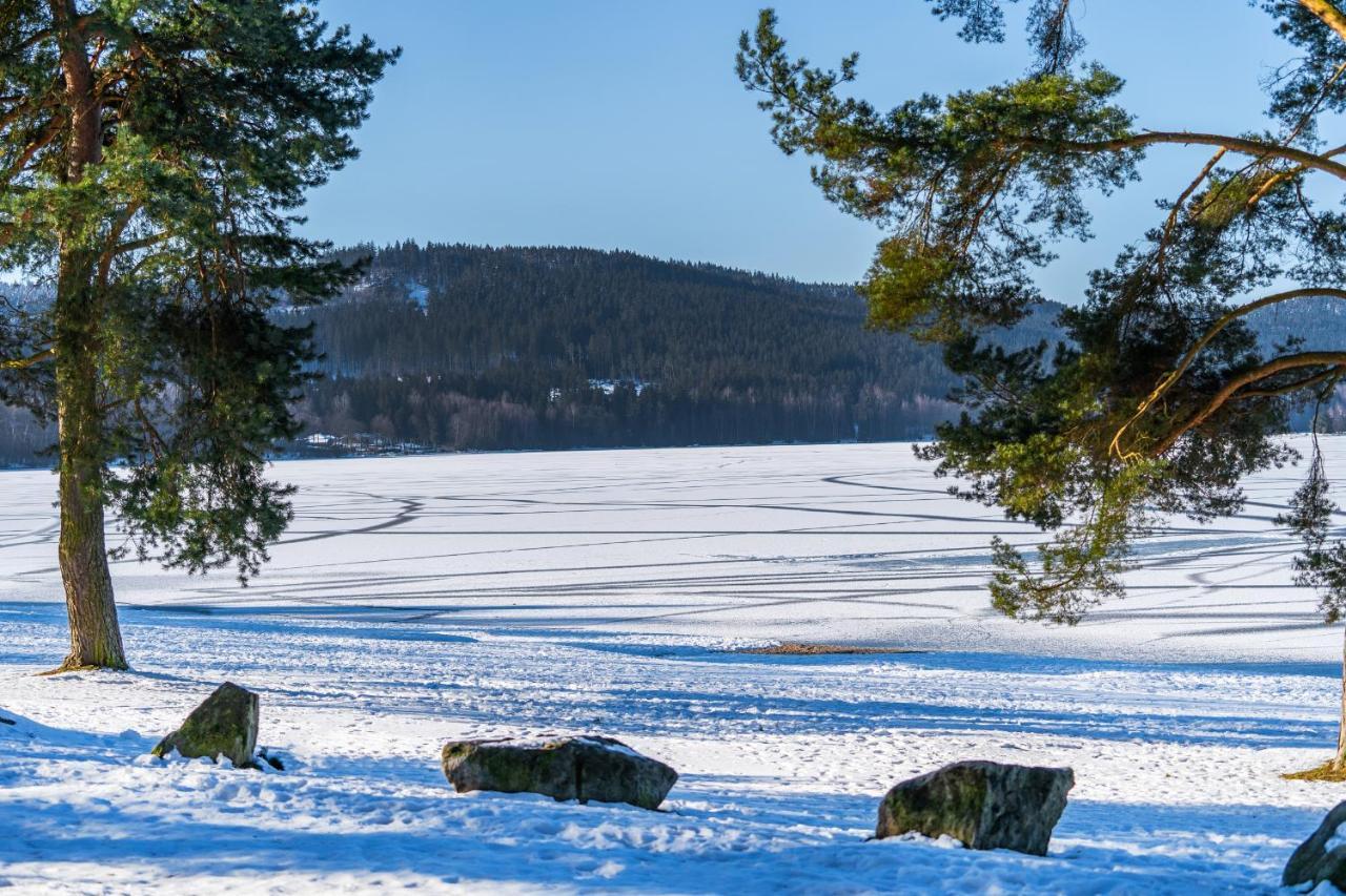 Residence Koubek - Apartmán A121 s infrasaunou Molo Lipno Lipno nad Vltavou Esterno foto