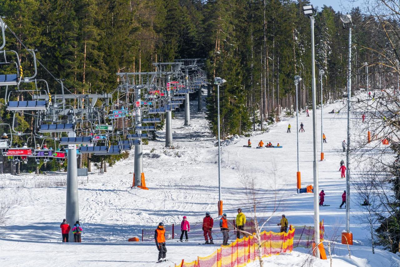 Residence Koubek - Apartmán A121 s infrasaunou Molo Lipno Lipno nad Vltavou Esterno foto