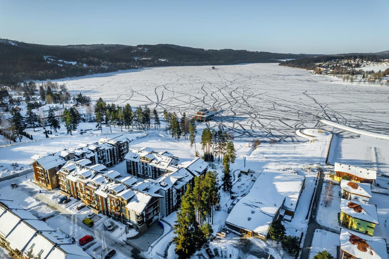 Residence Koubek - Apartmán A121 s infrasaunou Molo Lipno Lipno nad Vltavou Esterno foto